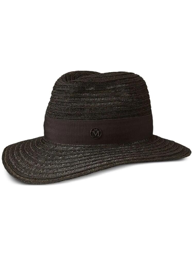 Maison Michel Henrietta straw Fedora hat - Brown Cover