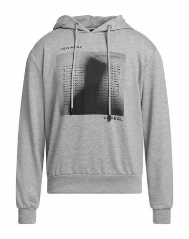 Costume National Man Sweatshirt Light grey Cotton Cover