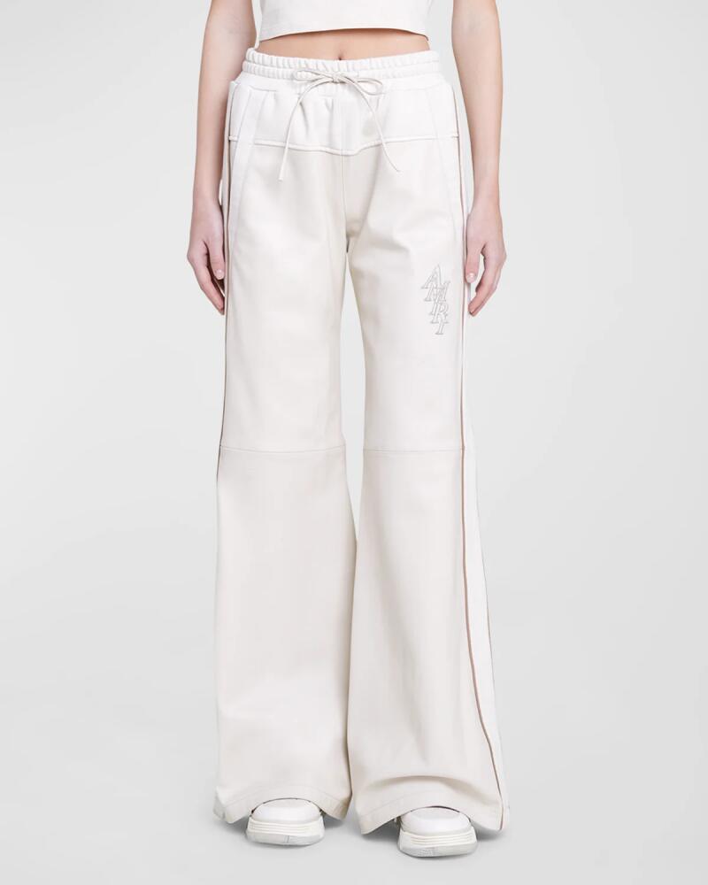 Amiri Stack Wide-Leg Hybrid Track Pants Cover