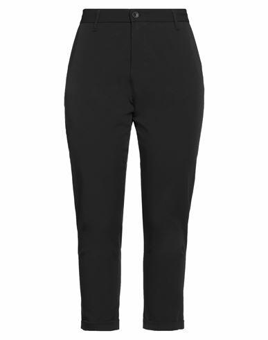 Imperial Woman Pants Black Polyester, Viscose, Elastane Cover