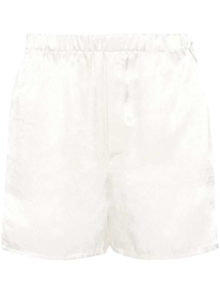 Ludovic de Saint Sernin satin-finish shorts - Neutrals Cover