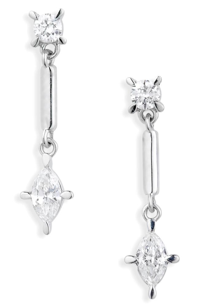 Bony Levy Aviva Diamond Drop Earrings in 18K White Gold Cover