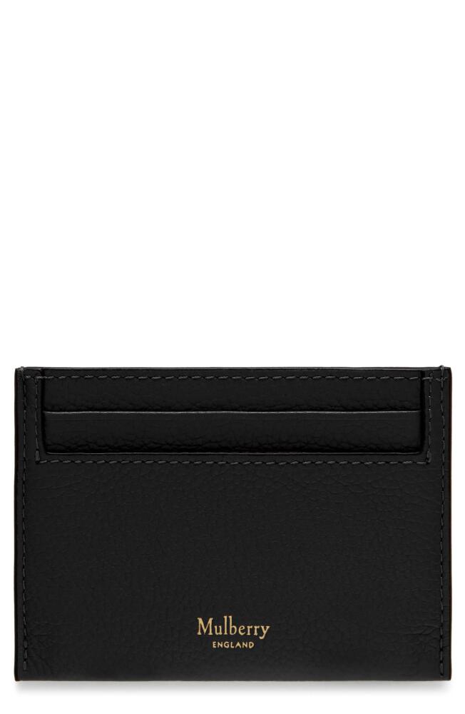 Mulberry Leather Card Case in Black Cover