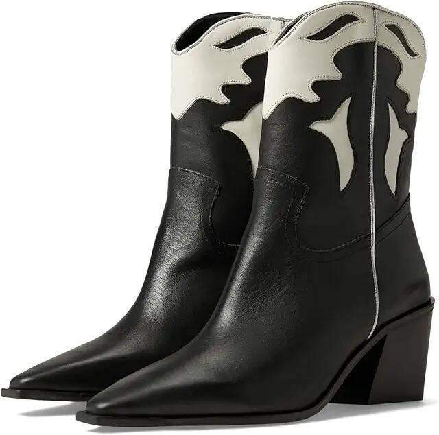 42 GOLD Bartlett (Black Leather) Women's Boots Cover