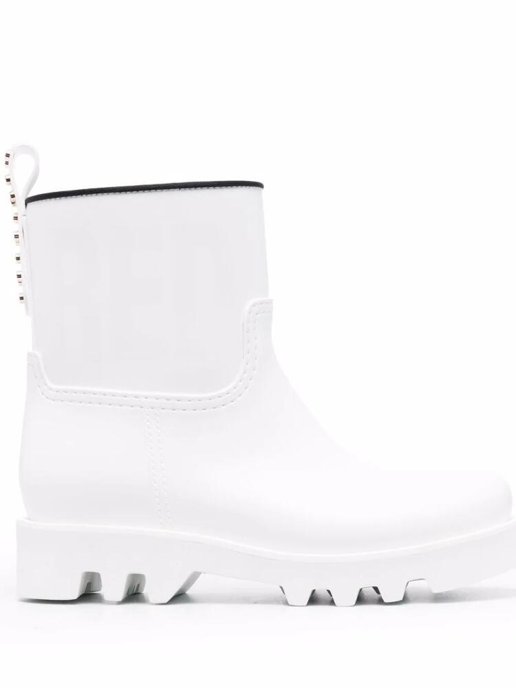 RED(V) stud-detail rainboots - White Cover