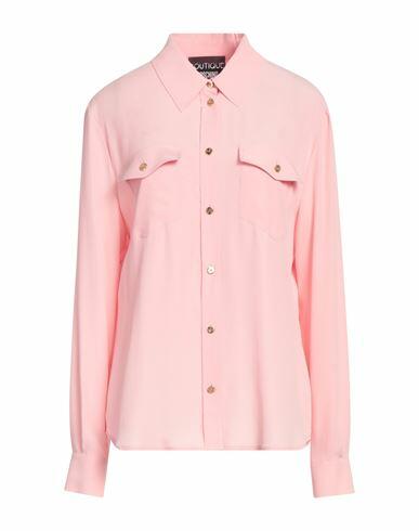 Boutique Moschino Woman Shirt Pink Acetate, Silk Cover