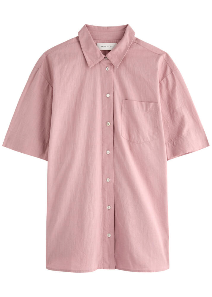 Skall Studio Aggie Cotton-blend Shirt - Light Pink Cover