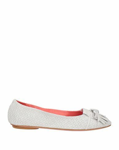 Calpierre Woman Ballet flats Off white Leather Cover