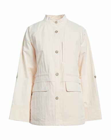 Woolrich Woman Overcoat & Trench Coat Ivory Polyamide, Polyester Cover