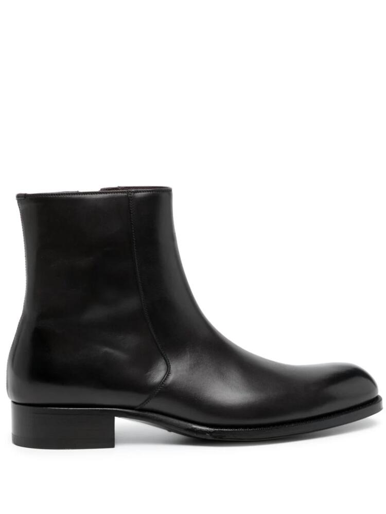 TOM FORD Edgar leather ankle boots - Brown Cover