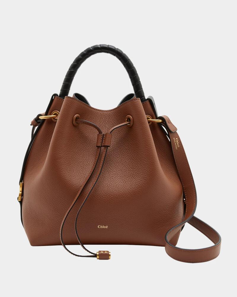 Chloe Marcie Bucket Bag in Grained Leather Cover