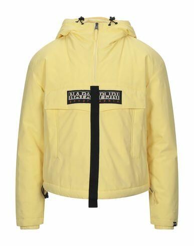 Napapijri Man Jacket Yellow Polyamide Cover