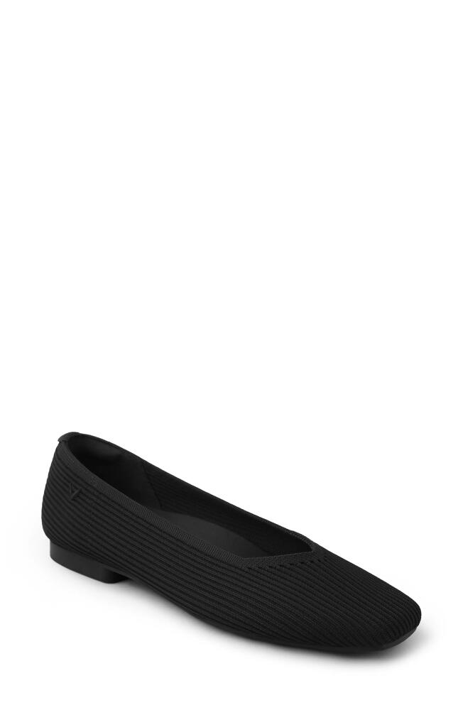 VIVAIA Margot 2.0 Square Toe Flat in Black Cover