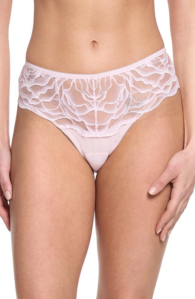 Hanky Panky Mid Rise Lace Trim Panties in Vie En Rose Pink Cover