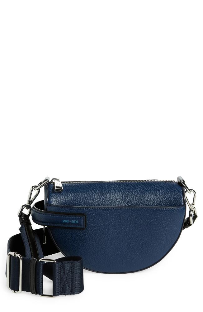 WE-AR4 The Half Moon Crossbody Bag in Royal Navy Cover