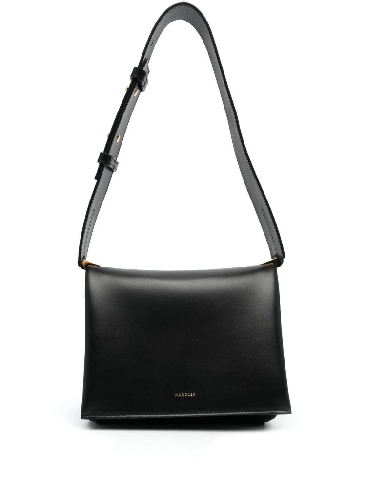 Wandler Uma box leather shoulder bag - Black Cover