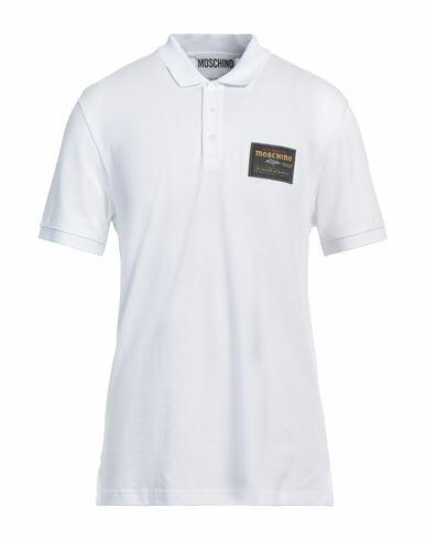 Moschino Man Polo shirt White Cotton Cover