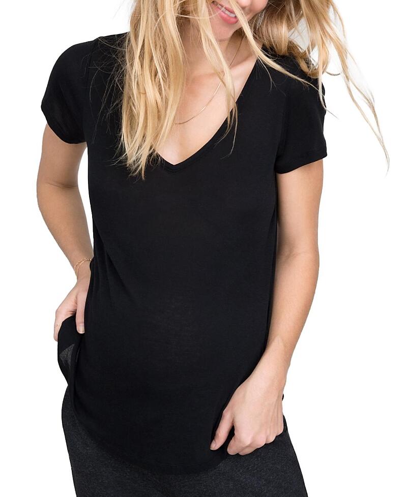 Hatch Collection Maternity Fitted Vee T-Shirt Cover