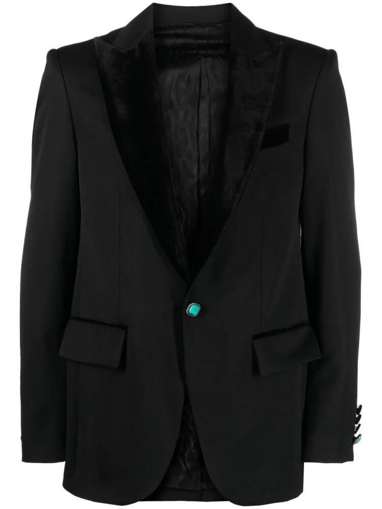 Roberto Cavalli single-breasted blazer - Black Cover