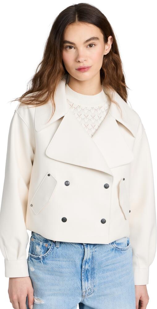 Free People Alexis Vegan Jacket Ivory Cover