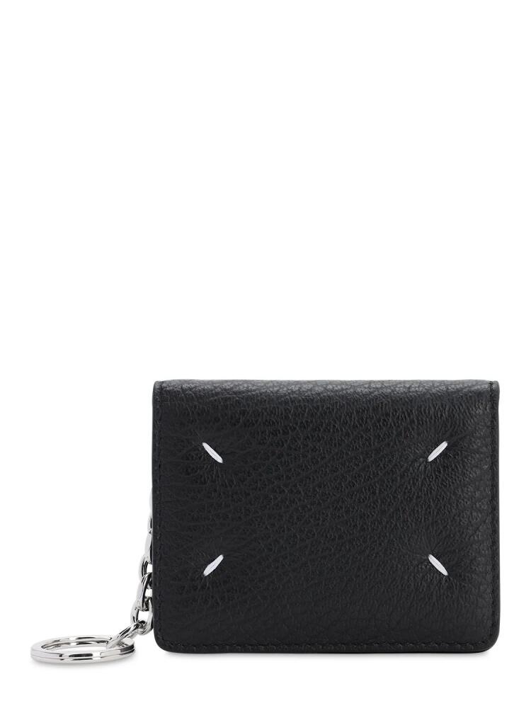 MAISON MARGIELA Grained Leather Card Holder Cover