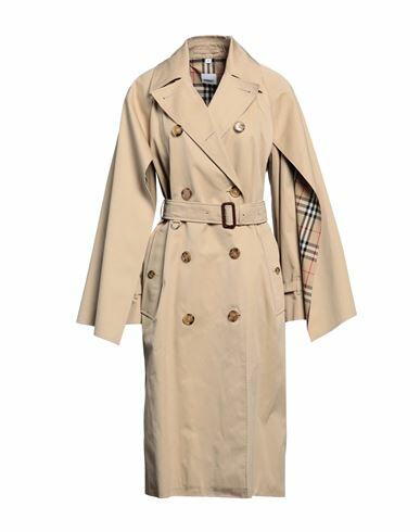 Burberry Woman Overcoat & Trench Coat Sand Cotton Cover