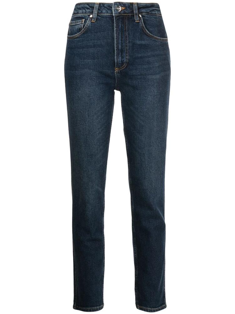 ANINE BING Jagger high-rise skinny jeans - Blue Cover