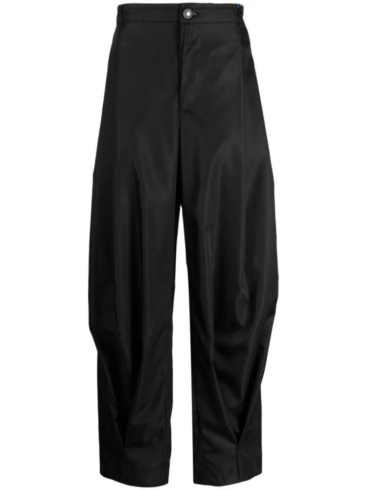 Ader Error pleat-detailed loose-fit trousers - Black Cover