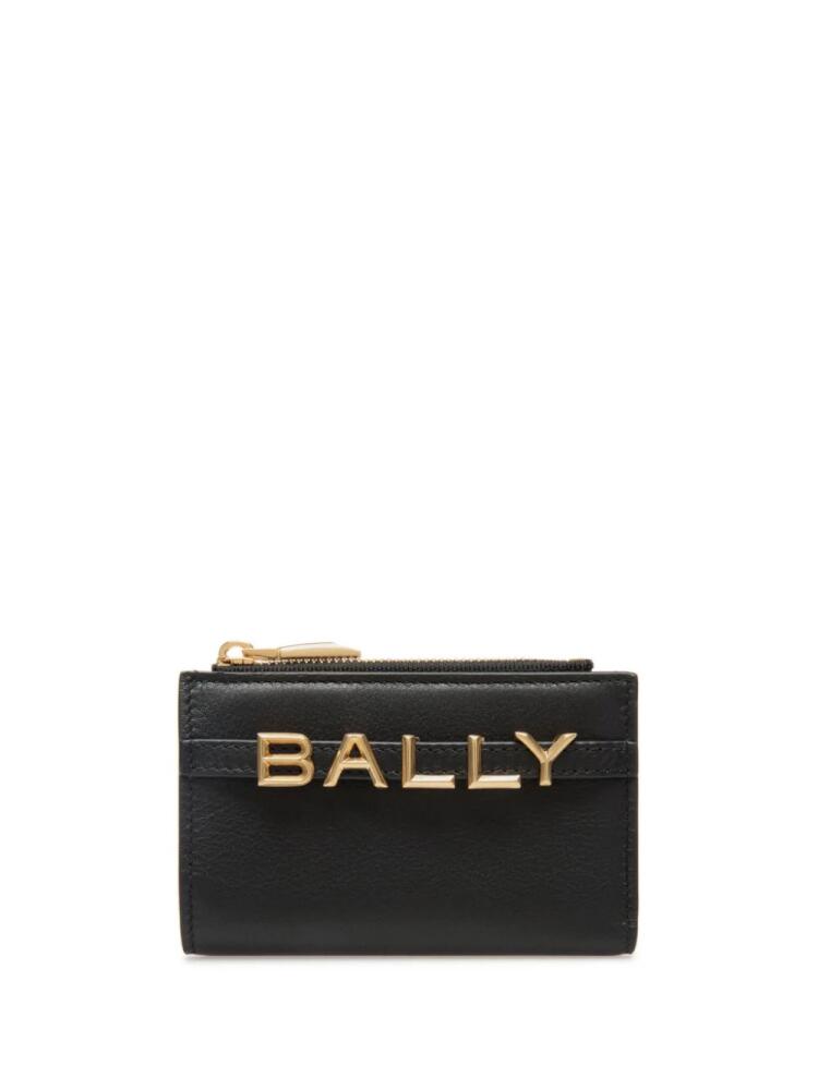 Bally logo-lettering wallet - Black Cover