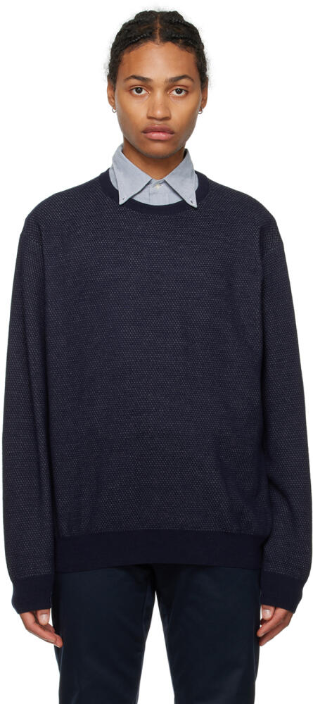 nanamica Navy Crewneck Sweater Cover