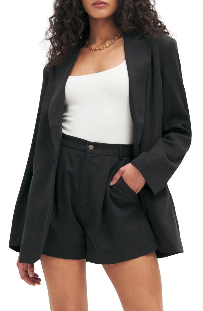 Reformation Classic Relaxed Notch Lapel Blazer in Black Cover