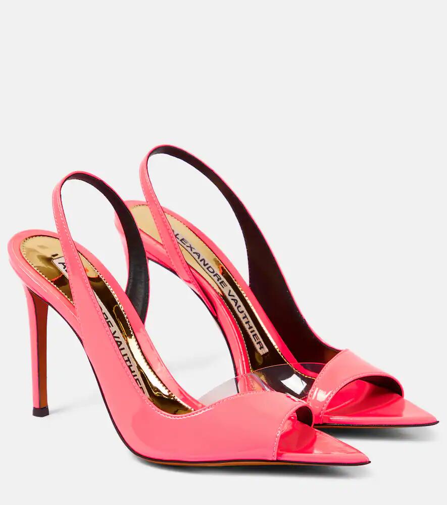 Alexandre Vauthier Patent leather and PVC sandals Cover