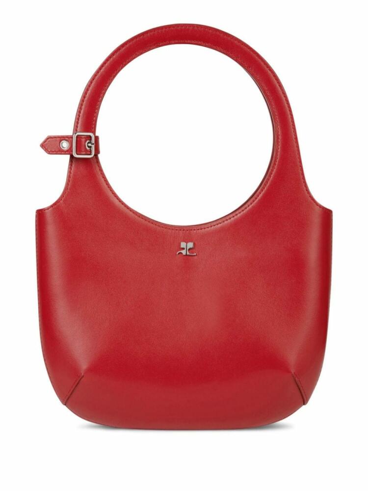 Courrèges Holy leather tote bag - Red Cover