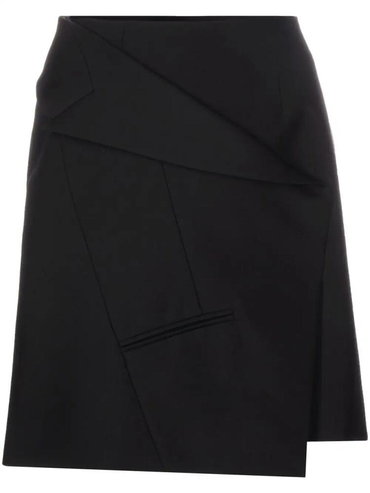 Alexander McQueen asymmetric miniskirt - Black Cover