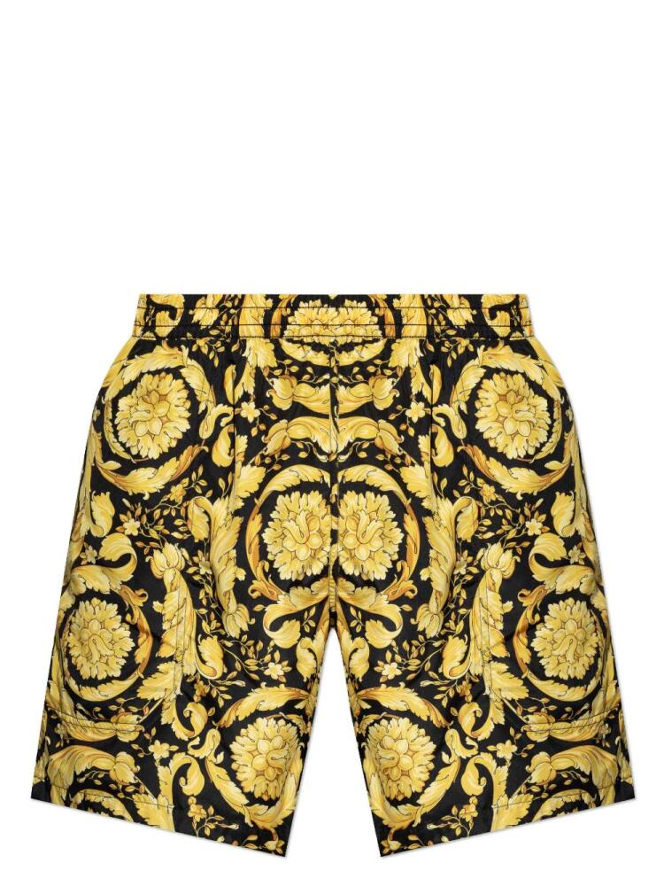 Versace Barocco swim shorts - Black Cover