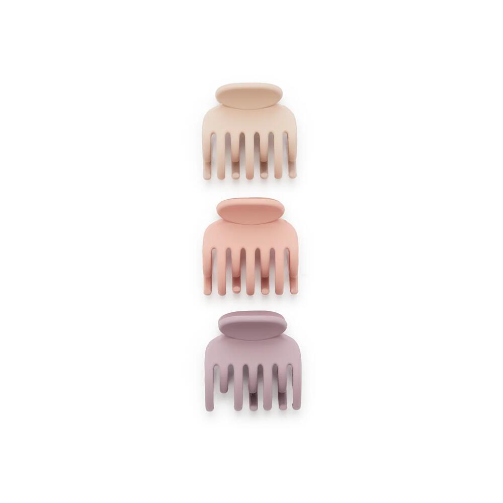 Kelly & Katie Double Medium Claw Hair Clip Set 3 Pack | Women's | Lilac/Beige/Pink Cover