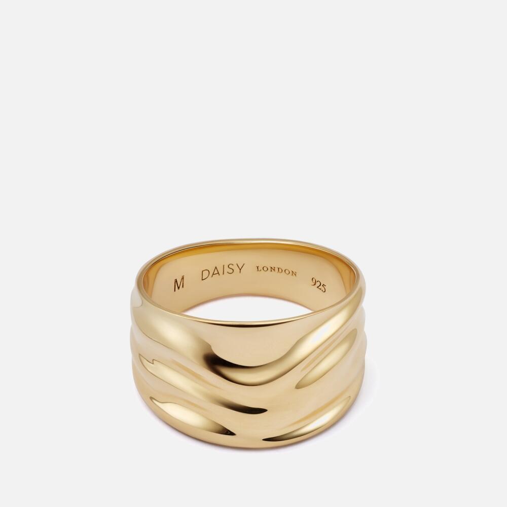 Daisy London X Polly Sayer Chunky Tidal Gold-Plated Ring Cover