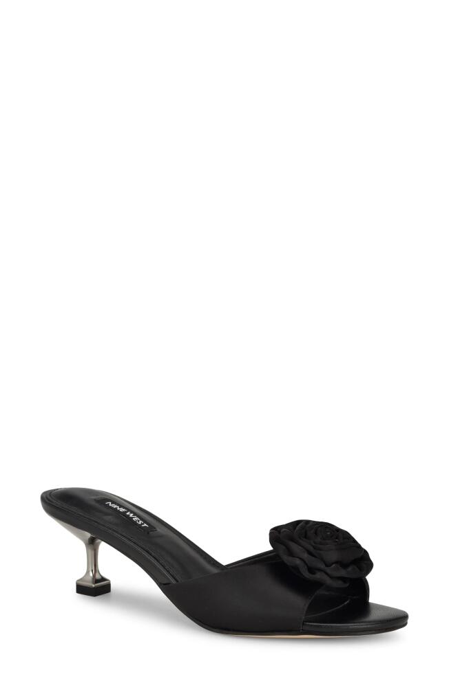 Nine West Dhalia Slide Sandal in Black Cover