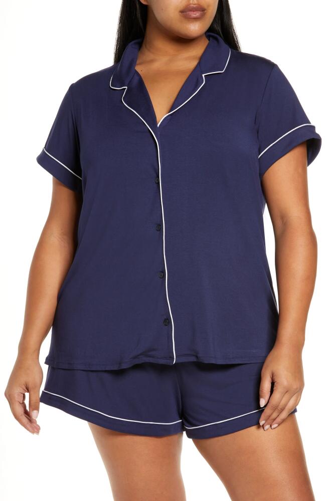 Nordstrom Moonlight Eco Short Pajamas in Navy Peacoat Cover