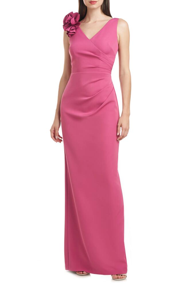 JS Collections Anais Sleeveless Column Gown in Rose Violet Cover