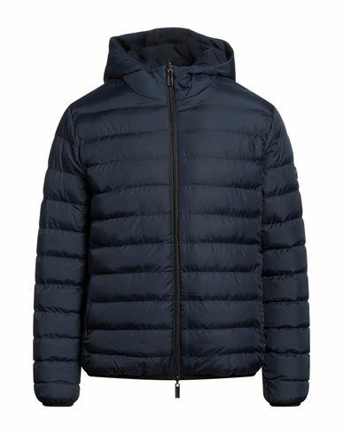 Markup Man Puffer Navy blue Nylon, Elastane, Polyester Cover