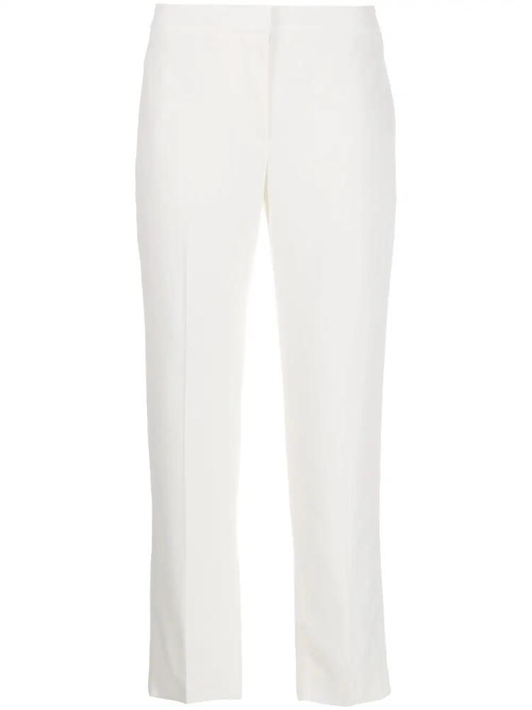 Alexander McQueen crepe cigarette trousers - White Cover