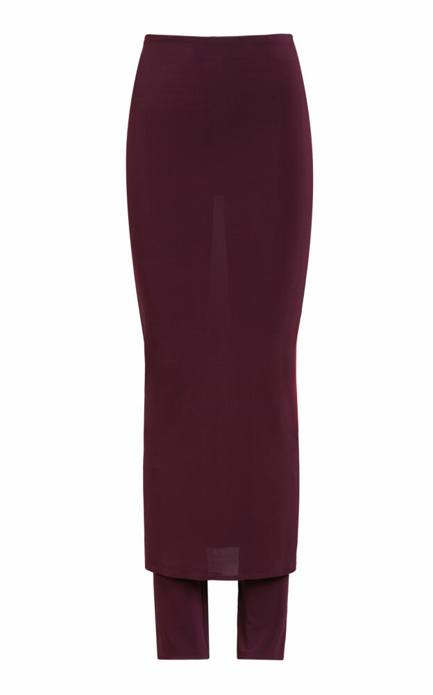 ALAA - Stretch Skirt-Pants - Burgundy Cover