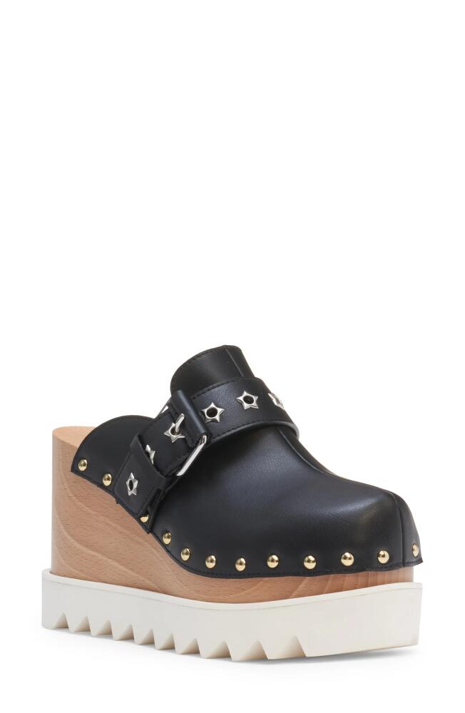 Stella McCartney Elyse Platform Wedge Clog in Black Cover