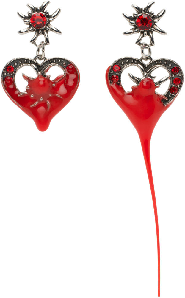 Ottolinger Silver Dipped Heart Earrings Cover