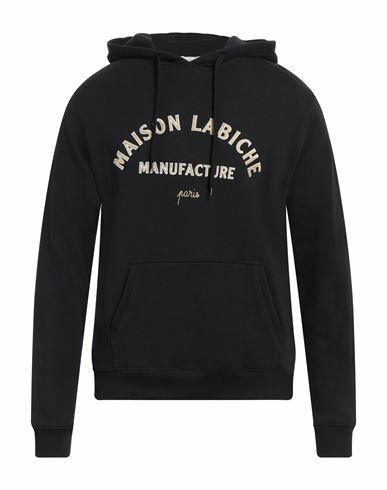 Maison Labiche Man Sweatshirt Black Organic cotton Cover