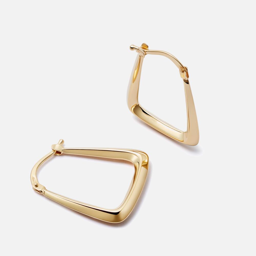 Daisy London X Polly Sayer Creole Gold-Plated Earrings Cover