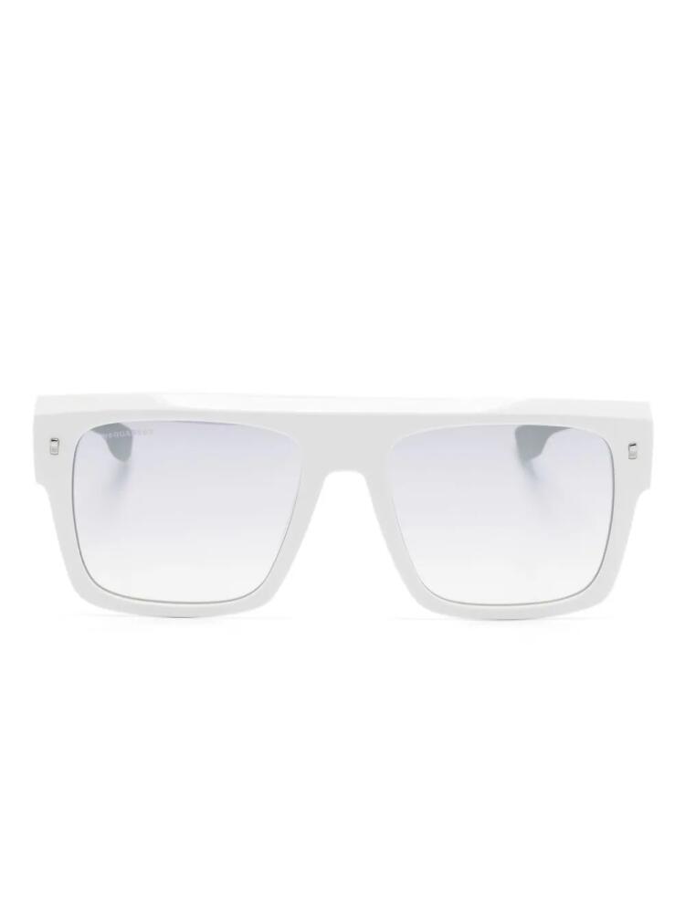 DSQUARED2 EYEWEAR Hype square-frame glasses - White Cover