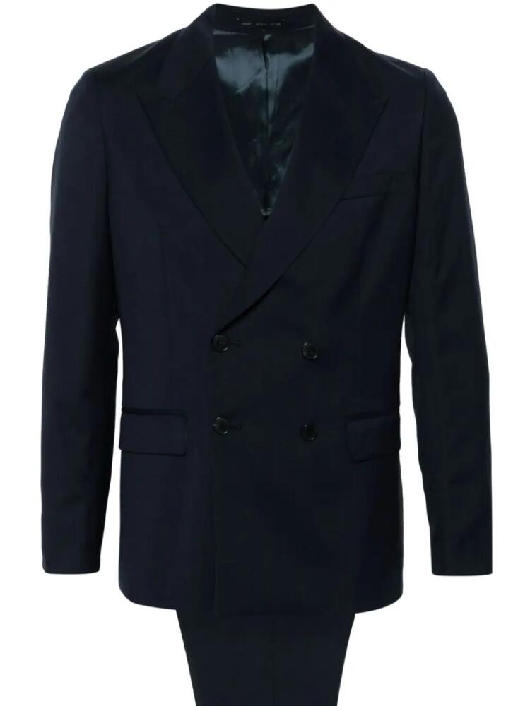 Low Brand double-breasted virgin-wool suit - Blue Cover