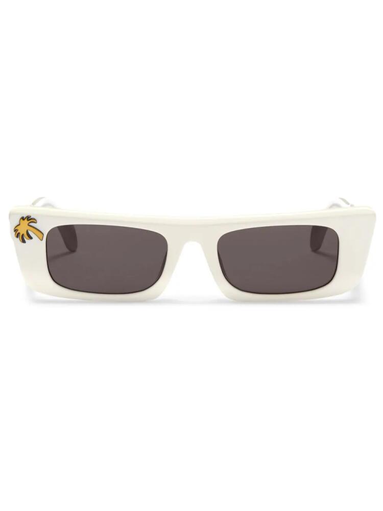 Palm Angels Eyewear Arvin sunglasses - White Cover